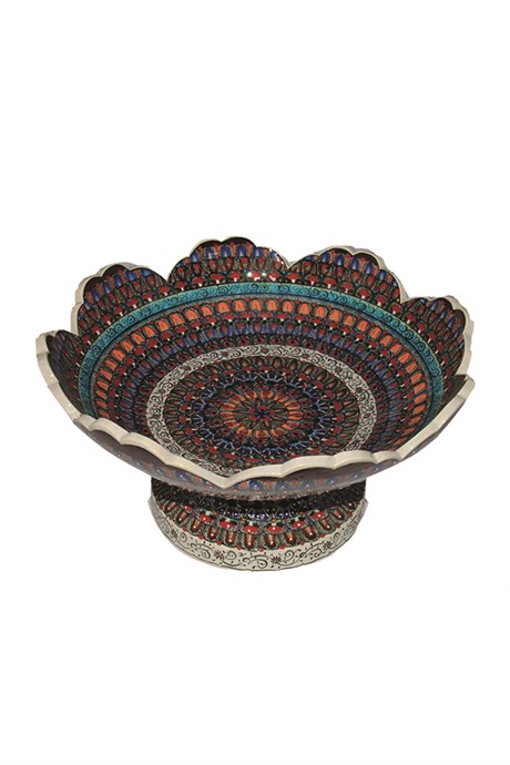 Footed Bowl With Family Design