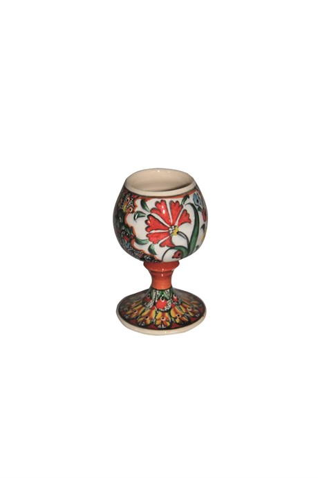 Family Designed Goblet With Tulips