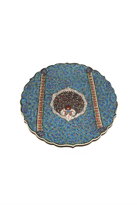 Plate With A Big Carnation Design